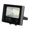 Projektor LED solarny V-TAC 12W czarny IP65 pilot timer VT-25W 6000K 550lm